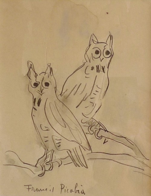 Défiscaliser avec les lithographies de Francis PICABIA - Les chouettes
