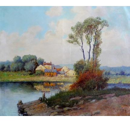 Charles MALFROY, huile sur toile