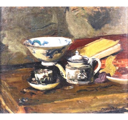 Jacques Emile BLANCHE, le thé