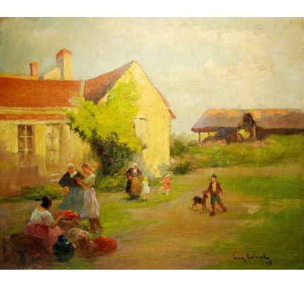 Léon GALAND, journée à la campagne