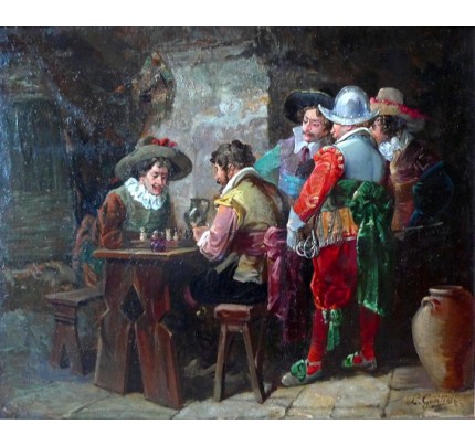 Louis GONTIER, mousquetaires à l'auberge
