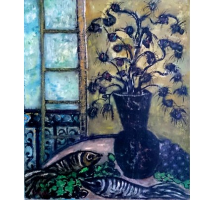 Nicolas ISSAIEV, fleurs bleues