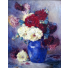 Blanche ODIN, bouquet, Peinture