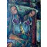 Edgar MELIK, huile sur toile, Couple, Huile sur toile