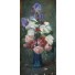 François BONVIN, fleurs, Huile sur toile