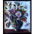 José MANGE, vase de fleurs, Peinture