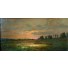 Jules DUPRE, campagne au crépuscule, Peinture