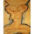 Modigliani, cariatide, Peinture