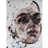 Philippe PASQUA, visage sombre, Peinture